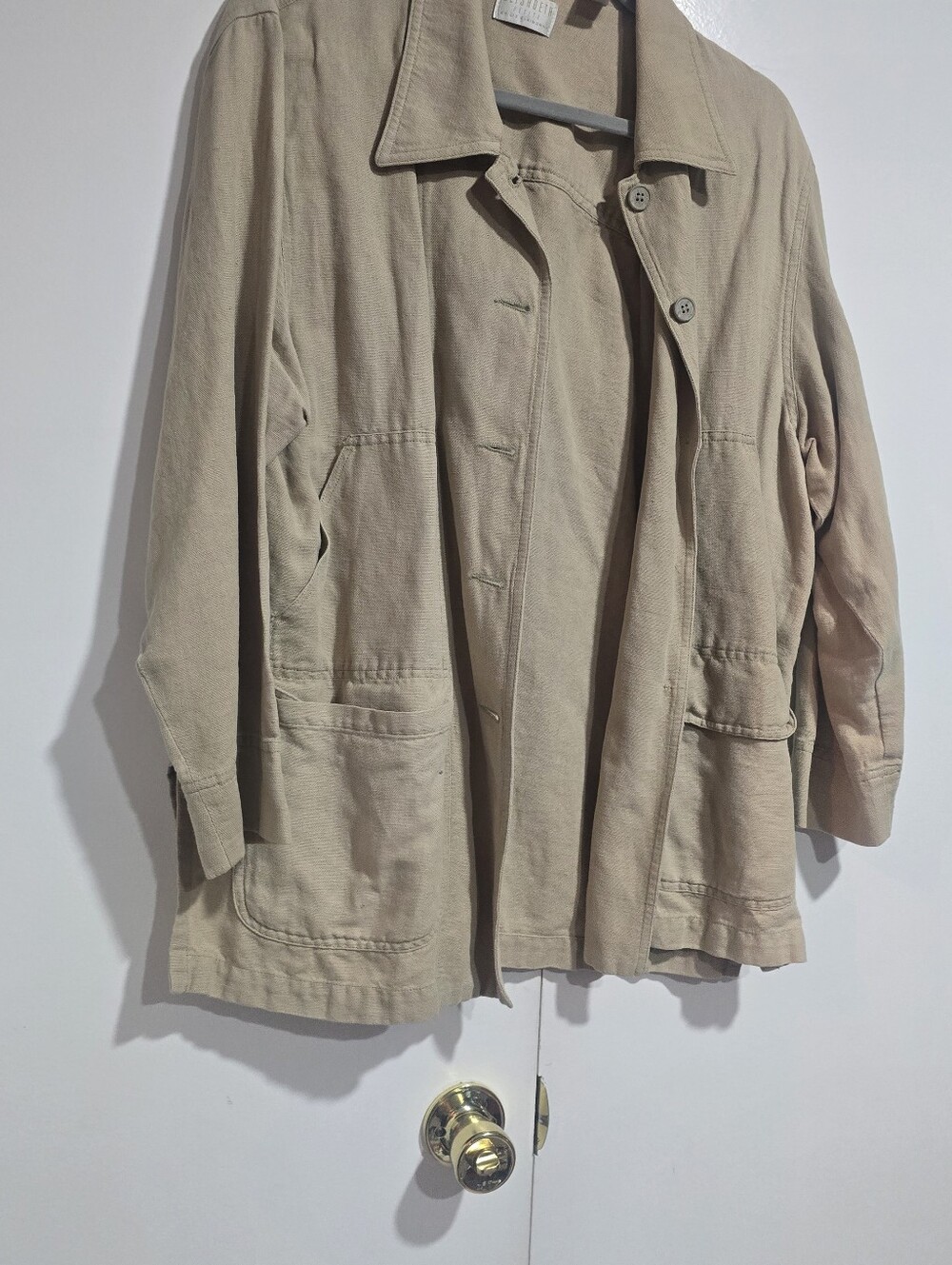 Liz Claiborne Petite Tan Trench Coat